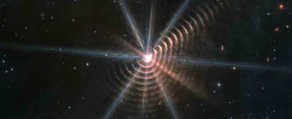 What is this mysterious star photographed by the James Webb