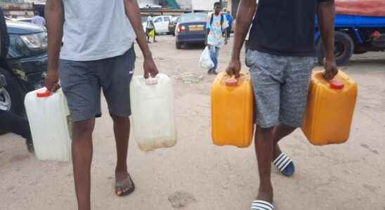 Youth protest in Libreville before African Climate Week in Gabon