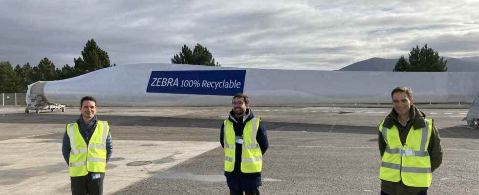 Zebra an eco designed and fully recyclable wind turbine blade