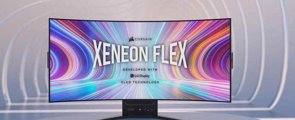 a flat OLED screen that can bend