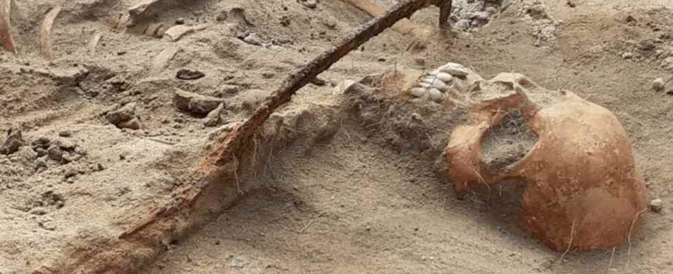 A vampire woman found buried with a sickle on her