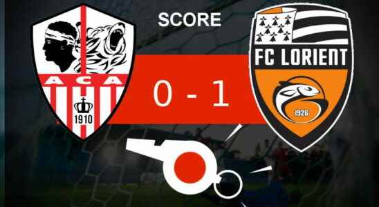 AC Ajaccio Lorient good operation for FC Lorient look