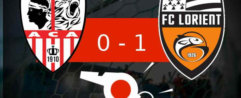 AC Ajaccio Lorient good operation for FC Lorient look