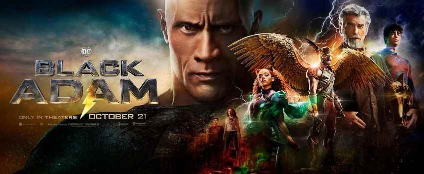 An action packed trailer for Black Adam movie released