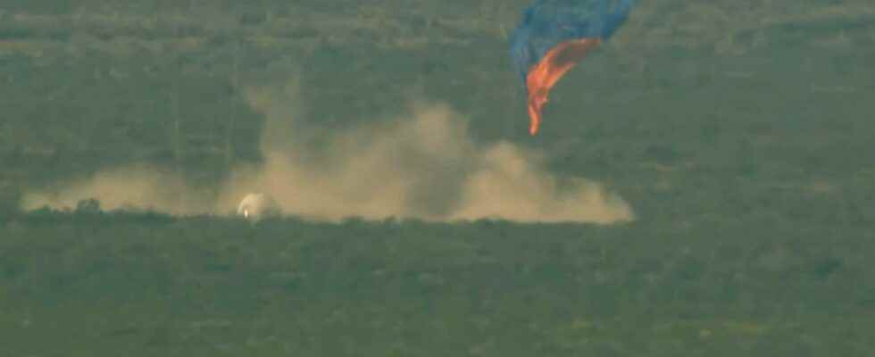 Blue origin rocket crashed