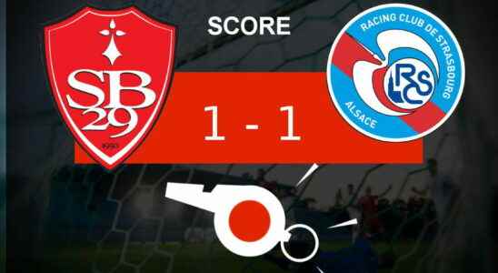 Brest Strasbourg the two teams leave back to back