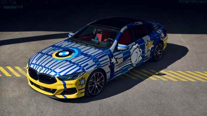 Dream Car BMW M850i ​​by Jeff Koons in Turkey