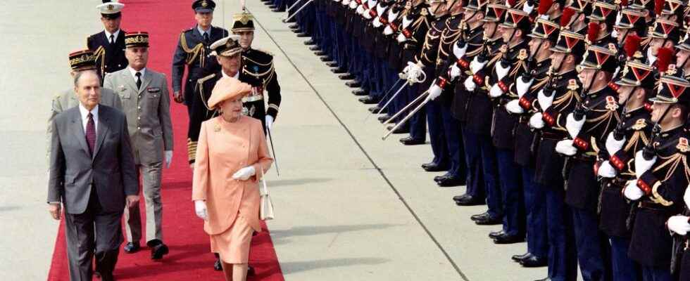 Elizabeth II and the French presidents hiccups jokes and legends