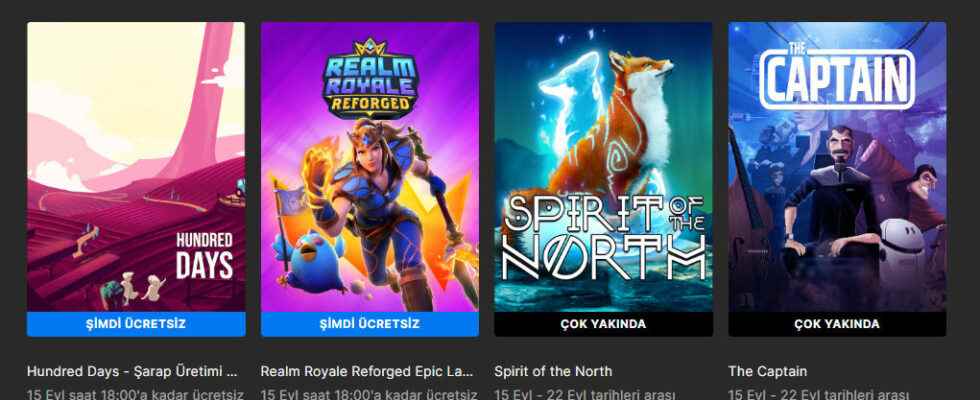 Epic Games Store free games September 15 22