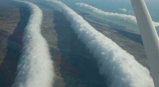 Extraordinary Weather Phenomenon Morning Glory Rolling Cloud