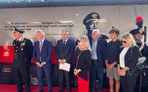 FS Italiane presented with the Carabinieri the Frecciarossa dedicated to