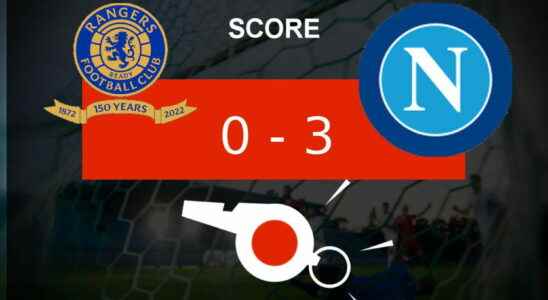 Glasgow Rangers Naples series of goals for SSC Naples