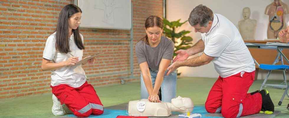 Health the French are not trained enough in first aid