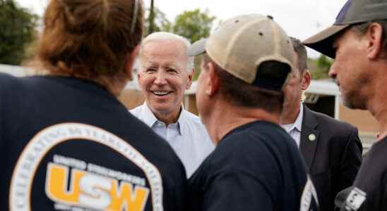 Joe Biden puts his weight in the balance in Pennsylvania