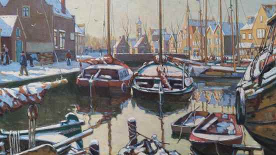 Painter of a disappeared village Klaas Zwaan captured the Spakenburg