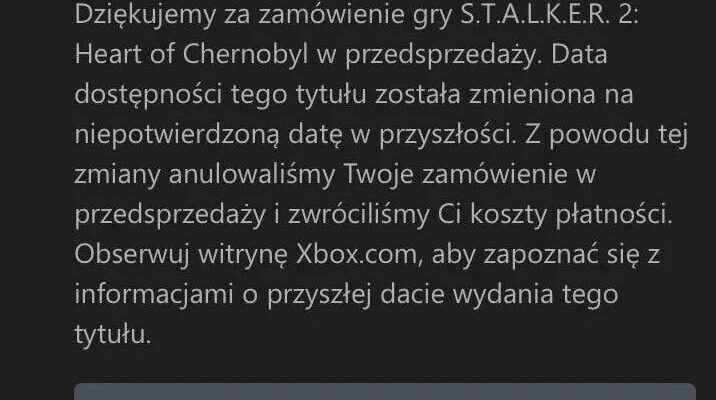 STALKER 2 delayed indefinitely