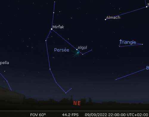 September Perseid meteor shower