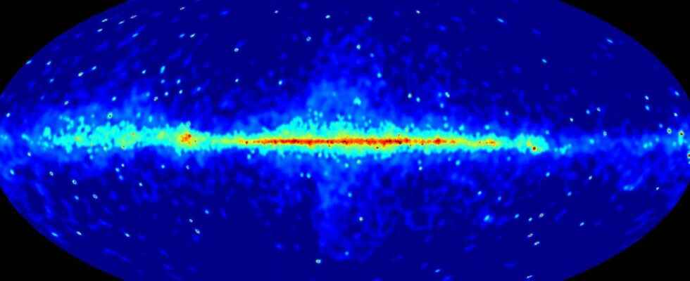 The origin of the Fermi bubbles in the center of