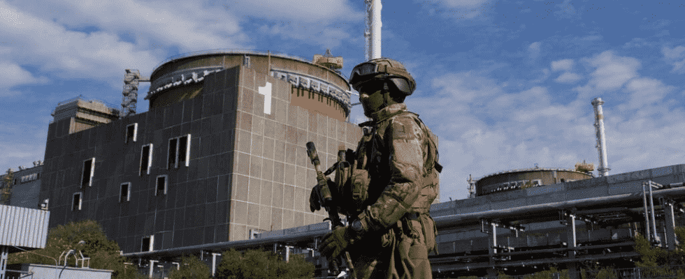 under pressure some employees of the Zaporijia power plant go