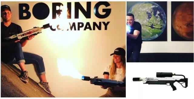 Musk flamethrower