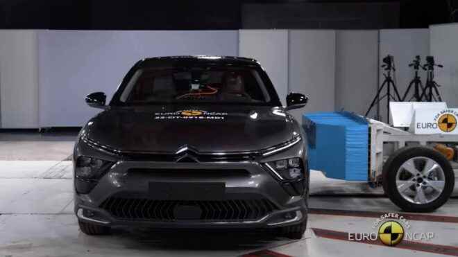 Crash test results for Citroen C5 X announced