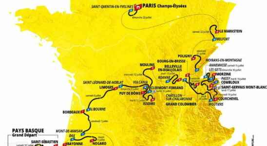 DIRECT Tour de France 2023 a very mountainous route and