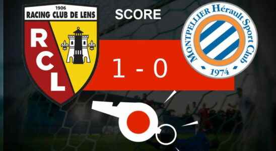 Lens Montpellier RC Lens does the job relive the