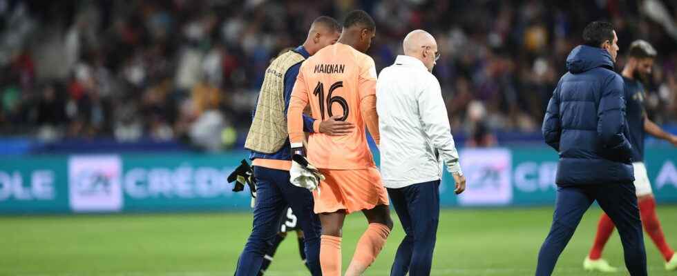 Mike Maignan the goalkeeper officially forfeited for the World Cup