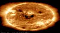 Nasa immortalized the smiling Sun EPN news