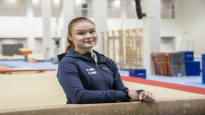 The gymnast Maisa Kuusikko is already on her way to