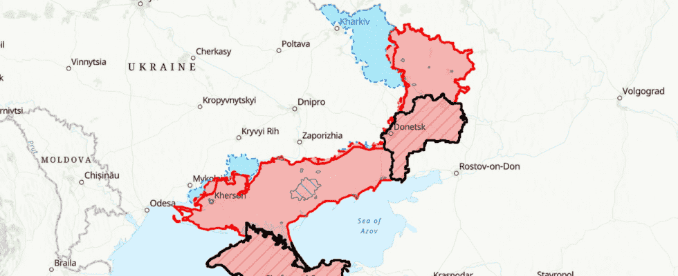 UKRAINE MAP Follow the evolution of the war in real