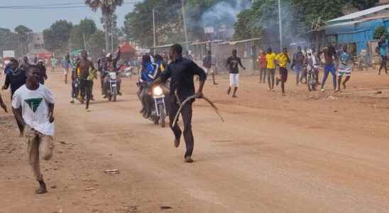 after the demonstrations the city of Moundou mourns its victims