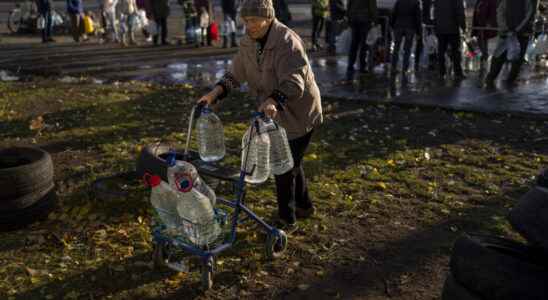 in Mykolaiv getting water is becoming more and more complicated