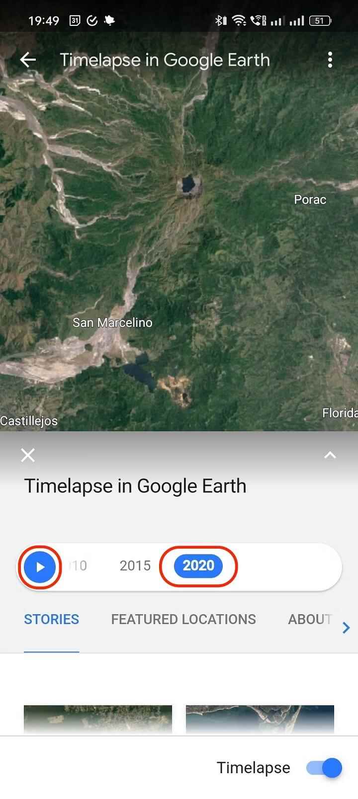 1667323240 638 How to go back in time in Google Earth