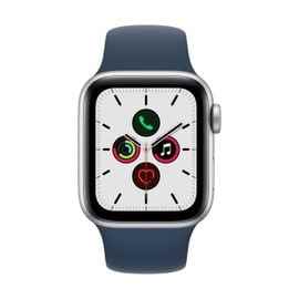 Apple Watch SE GPS 2021 - 40mm - Silver Aluminum case - Abyss Blue Sport strap