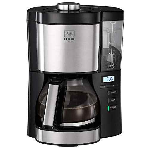 Melitta Look V Timer 1025-08 Black/Brushed Steel