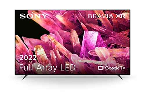 Sony XR-75X90S -BRAVIA XR Smart TV, Full Array LED, 4K Ultra HD, HDR, Google TV, (2022 Model) Black XR75X90KPAEP