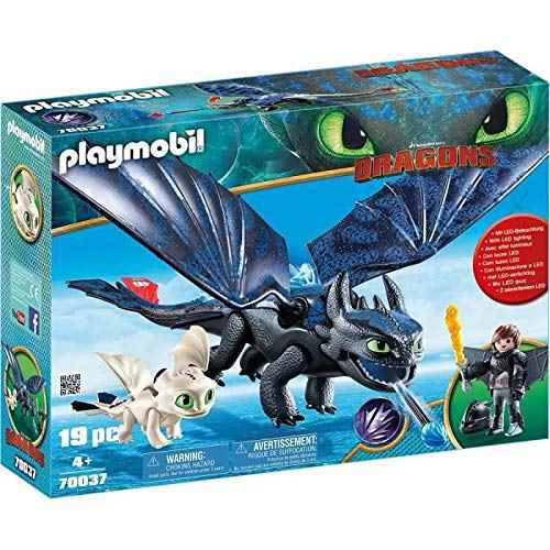 Playmobil Dragons 70037 Toothless and Harold with baby dragon