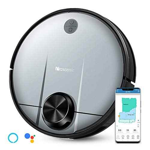 Proscenic M6 Pro Robot Vacuum Cleaner, 3 in 1 Cleaning Function, with Laser Navigation, Control with Alexa and APP, 2600PA Suction Power and Selective Area Cleaning