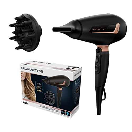 ROWENTA Hair Dryer, Pro AC 2200 W Motor, Powerful, Ionic System CV8830F0