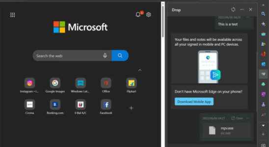 A useful Drop feature is coming for Microsoft Edge