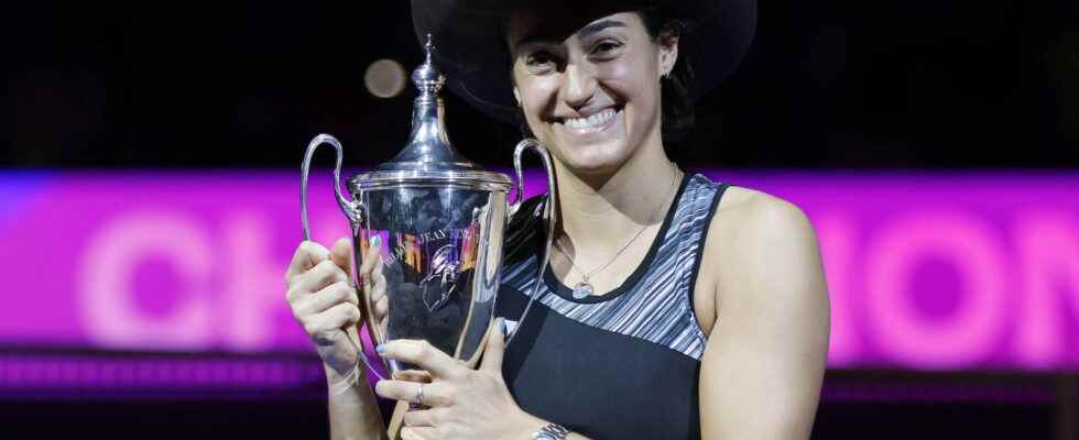 Caroline Garcia the video of her victory in the Masters