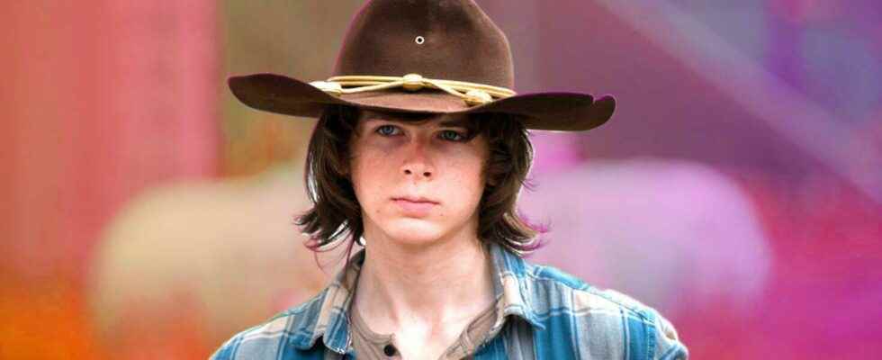 Chandler Riggs has returned in The Walking Dead finale —