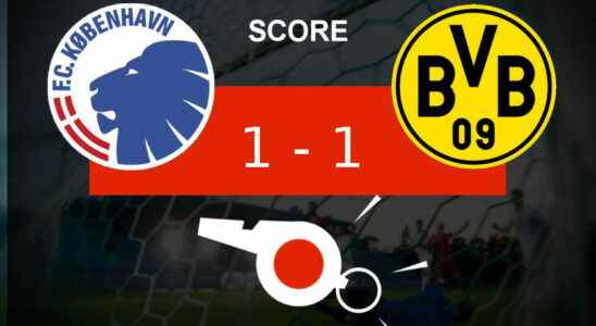 Copenhagen Dortmund the two teams finish back to back