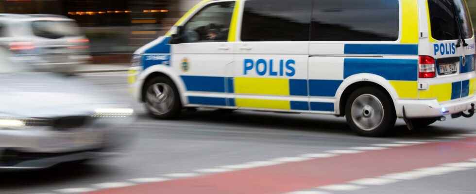 Dog bit a man in the face in Gothenburg