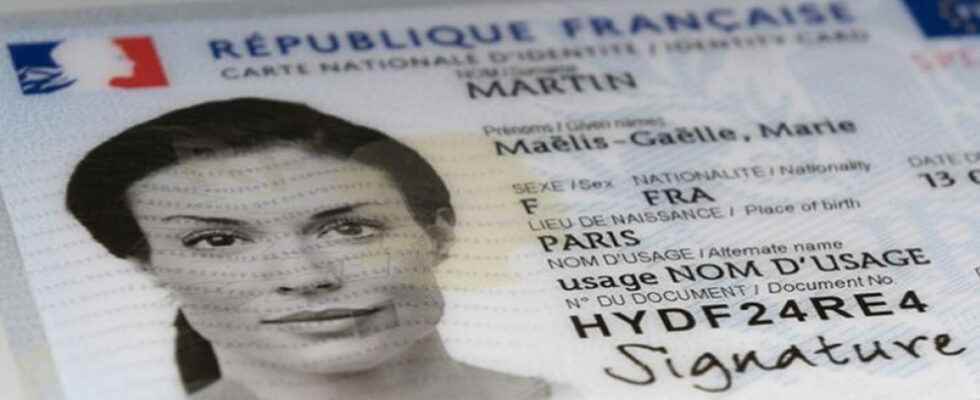 France Identity the application containing a digital equivalent of the