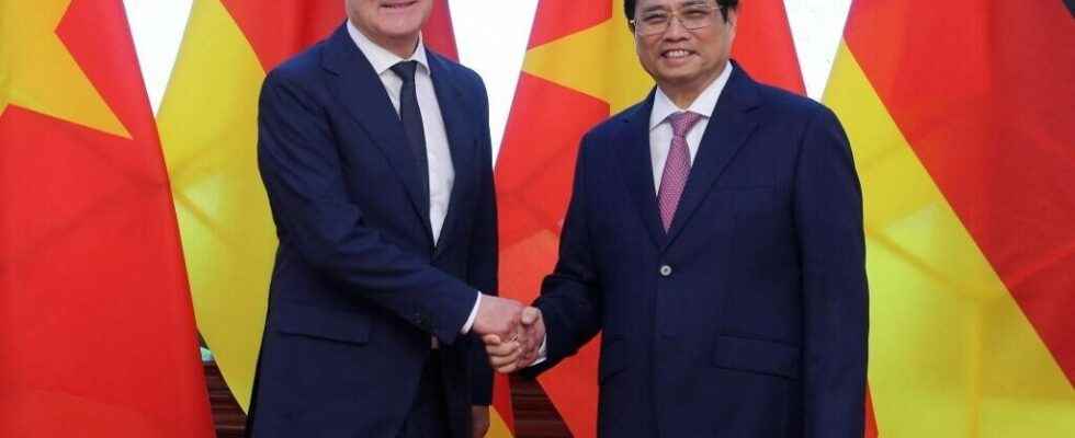 German Chancellor Olaf Scholz on business prospecting in Vietnam