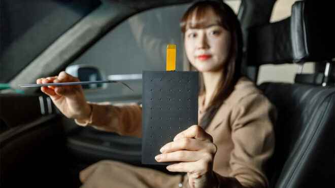 LG Display introduces hidden speaker technology for cars