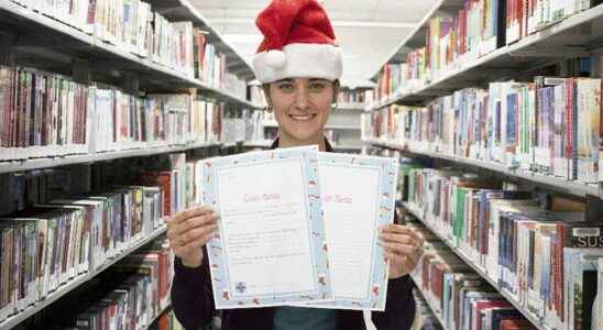 Lambton County Library mailing letters to Santa