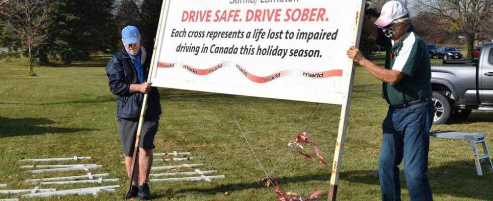 MADD chapter looking for volunteers white cross campaign beginning saturday